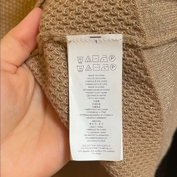 MICHAEL Michael Kors Women's Tan Sweater XL - Picture 6 of 6